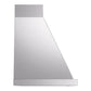 ILVE Nostalgie II Noblesse 48-Inch Canopy Wall-Mount Ducted Range Hood, 600 CFM, Stainless Steel with Chrome Trim, UANB48SSC