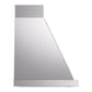 ILVE Nostalgie II Noblesse 48-Inch Canopy Wall-Mount Ducted Range Hood, 600 CFM, Stainless Steel with Brass Trim, UANB48SSG