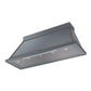 ILVE Nostalgie II Noblesse 60-Inch Canopy Wall-Mount Ducted Range Hood, 600 CFM, Blue Grey with Burnished Trim, UANB60BGB