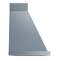 ILVE Nostalgie II Noblesse 60-Inch Canopy Wall-Mount Ducted Range Hood, 600 CFM, Blue Grey with Chrome Trim, UANB60BGC
