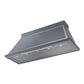 ILVE Nostalgie II Noblesse 60-Inch Canopy Wall-Mount Ducted Range Hood, 600 CFM, Blue Grey with Copper Trim, UANB60BGP