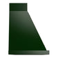 ILVE Nostalgie II Noblesse 60-Inch Canopy Wall-Mount Ducted Range Hood, 600 CFM, Emerald Green with Burnished Trim, UANB60EGB
