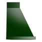 ILVE Nostalgie II Noblesse 60-Inch Canopy Wall-Mount Ducted Range Hood, 600 CFM, Emerald Green with Brass Trim, UANB60EGG