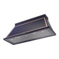 ILVE Nostalgie II Noblesse 60-Inch Canopy Wall-Mount Ducted Range Hood, 600 CFM, Midnight Blue with Copper Trim, UANB60MBP