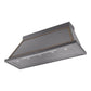 ILVE Nostalgie II Noblesse 60-Inch Canopy Wall-Mount Ducted Range Hood, 600 CFM, Graphite Matte with Burnished Trim, UANB60MGB