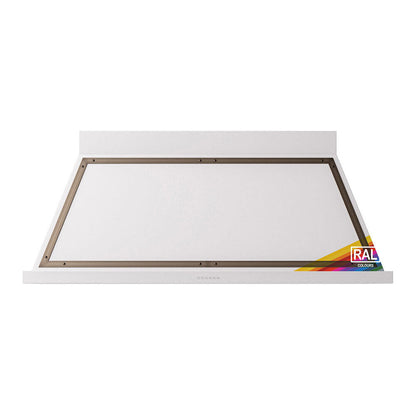ILVE Nostalgie II Noblesse 60-Inch Canopy Wall-Mount Ducted Range Hood, 600 CFM, RAL with Burnished Trim, UANB60RAB