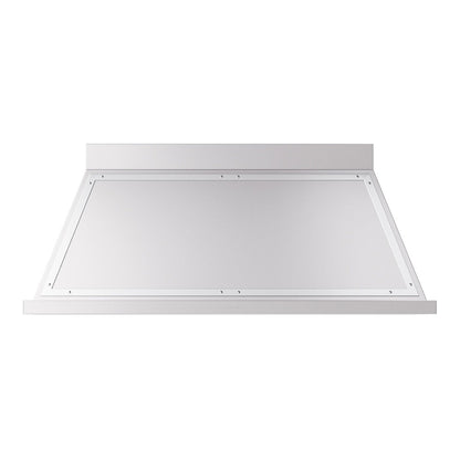 ILVE Nostalgie II Noblesse 60-Inch Canopy Wall-Mount Ducted Range Hood, 600 CFM, Stainless Steel with Chrome Trim, UANB60SSC