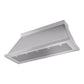 ILVE Nostalgie II Noblesse 60-Inch Canopy Wall-Mount Ducted Range Hood, 600 CFM, Stainless Steel with Chrome Trim, UANB60SSC