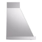 ILVE Nostalgie II Noblesse 60-Inch Canopy Wall-Mount Ducted Range Hood, 600 CFM, Stainless Steel with Chrome Trim, UANB60SSC