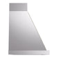 ILVE Nostalgie II Noblesse 60-Inch Canopy Wall-Mount Ducted Range Hood, 600 CFM, Stainless Steel with Brass Trim, UANB60SSG