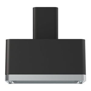 ILVE Panoramagic 36-Inch Chimney Wall-Mount Ducted Range Hood, 600 CFM, Matte Black, UAPM90MK