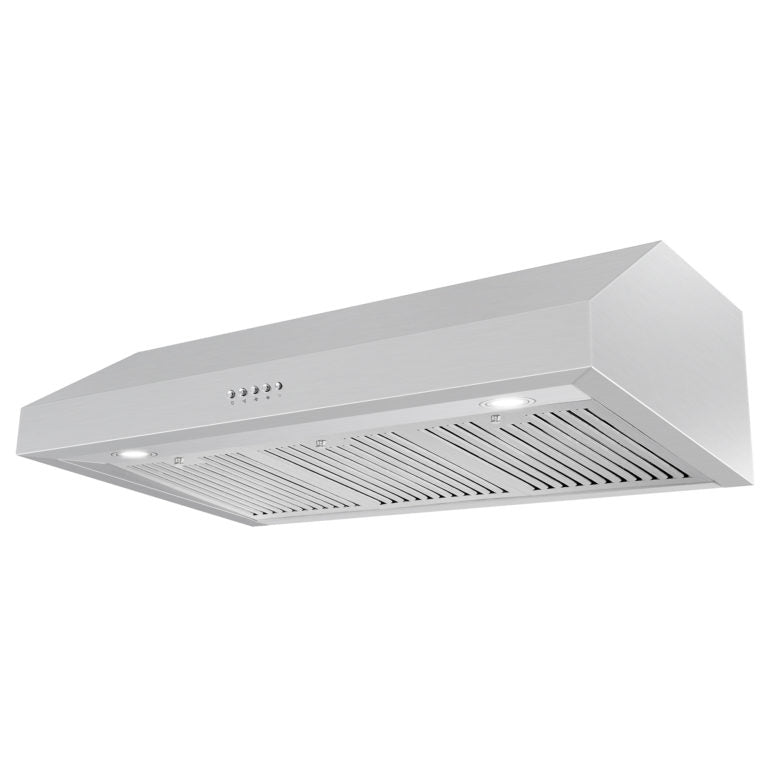 Cosmo 36" 380 CFM Convertible Under Cabinet Range Hood with Push Button Controls, UC36