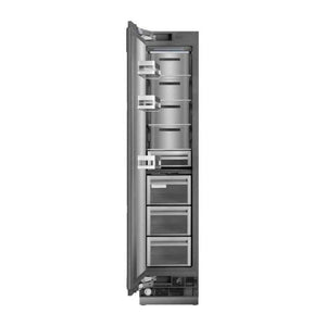 ILVE 18-Inch Freezer Column with 8.6 cu. ft. Capacity, Automatic Ice Maker, UFFC18SINPRY
