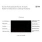ILVE Professional Plus II 36-Inch Induction Cooktop with 5 Induction Zones, Glossy Black, UHCI36TCRPBK