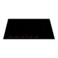 ILVE Professional Plus II 36-Inch Induction Cooktop with 5 Induction Zones, Glossy Black, UHCI36TCRPBK