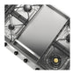 ILVE Nostalgie II 48-Inch Gas Cooktop with 8 Sealed Burners + Griddle, Stainless Steel with Burnished Trim, Liquid Propane, UHCP1265FNSSBLP