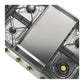 ILVE Nostalgie II 48-Inch Gas Cooktop with 8 Sealed Burners + Griddle, Stainless Steel with Brass Trim, Liquid Propane, UHCP1265FNSSGLP