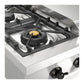 ILVE Nostalgie II 36-Inch Gas Cooktop with 6 Sealed Burners + Griddle, Stainless Steel with Burnished Trim, Liquid Propane, UHCP36FNSSBLP