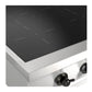 ILVE Nostalgie II 36-Inch Induction Cooktop with 6 Induction Zones, Stainless Steel with Burnished Trim, UHCPI366NSSB