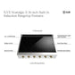 ILVE Nostalgie II 36-Inch Induction Cooktop with 6 Induction Zones, Stainless Steel with Brass Trim, UHCPI366NSSG
