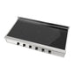 ILVE Nostalgie II 48-Inch Induction Cooktop with 6 Induction Zones, Stainless Steel with Burnished Trim, UHCPI486NSSB