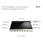 ILVE Nostalgie II 48-Inch Induction Cooktop with 6 Induction Zones, Stainless Steel with Chrome Trim, UHCPI486NSSC