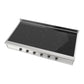 ILVE Nostalgie II 48-Inch Induction Cooktop with 6 Induction Zones, Stainless Steel with Chrome Trim, UHCPI486NSSC