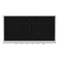 ILVE Nostalgie II 48-Inch Induction Cooktop with 6 Induction Zones, Stainless Steel with Chrome Trim, UHCPI486NSSC