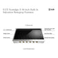 ILVE Nostalgie II 48-Inch Induction Cooktop with 6 Induction Zones, Stainless Steel with Brass Trim, UHCPI486NSSG