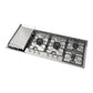 ILVE Panoramagic 48-Inch Gas Cooktop with 6 Sealed Burners + Griddle, Stainless Steel, Natural Gas, UHCPMT125FSS