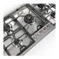 ILVE Panoramagic 36-Inch Gas Cooktop with 5 Sealed Burners, Stainless Steel, Liquid Propane, UHCPMT95SSLP