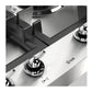 ILVE Nostalgie II 48-Inch Gas Cooktop with 6 Sealed Burners + Griddle, Stainless Steel with Chrome Trim, Natural Gas, UHCPT125FNSSC