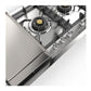ILVE Professional Plus II 48-Inch Gas Cooktop with 6 Sealed Burners + Griddle, Stainless Steel, Liquid Propane, UHCPT125FSSLP