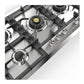 ILVE Professional Plus II 48-Inch Gas Cooktop with 6 Sealed Burners, Stainless Steel, Liquid Propane, UHCPT125SSLP
