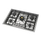 ILVE Professional Plus II 30-Inch Gas Cooktop with 5 Sealed Burners, Stainless Steel, Liquid Propane, UHCPT75SSLP