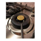 ILVE Professional Plus II 30-Inch Gas Cooktop with 5 Sealed Burners, Stainless Steel, Liquid Propane, UHCPT75SSLP