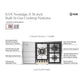 ILVE Nostalgie II 36-Inch Gas Cooktop with 5 Sealed Burners + Griddle, Stainless Steel with Chrome Trim, Natural Gas, UHCPT95FNSSC