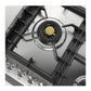 ILVE Professional Plus II 36-Inch Gas Cooktop with 5 Sealed Burners + Griddle, Stainless Steel, Natural Gas, UHCPT95FSS