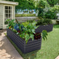 Olle Gardens 17" Tall "L" Shape Infinity Raised Garden Bed