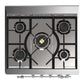 ILVE Majestic III 30-Inch Dual Fuel Range with 5 Sealed Burners, 4 cu. ft. Oven, Blue Grey with Chrome Trim, Liquid Propane, Triple Glass Door, UM30NR3BGCLP