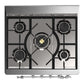 ILVE Majestic III 30-Inch Dual Fuel Range with 5 Sealed Burners, 4 cu. ft. Oven, Emerald Green with Chrome Trim, Liquid Propane, Triple Glass Door, UM30NR3EGCLP