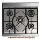 ILVE Majestic III 30-Inch Dual Fuel Range with 5 Sealed Burners, 4 cu. ft. Oven, Emerald Green with Copper Trim, Natural Gas, Triple Glass Door, UM30NR3EGP