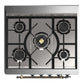 ILVE Majestic III 30-Inch Dual Fuel Range with 5 Sealed Burners, 4 cu. ft. Oven, Mightnight Blue with Burnished Trim, Liquid Propane, Triple Glass Door, UM30NR3MBBLP