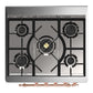 ILVE Majestic III 30-Inch Dual Fuel Range with 5 Sealed Burners, 4 cu. ft. Oven, Mightnight Blue with Copper Trim, Liquid Propane, Triple Glass Door, UM30NR3MBPLP