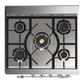 ILVE Majestic III 30-Inch Dual Fuel Range with 5 Sealed Burners, 4 cu. ft. Oven, Matte Graphite with Chrome Trim, Natural Gas, Triple Glass Door, UM30NR3MGC