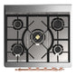 ILVE Majestic III 30-Inch Dual Fuel Range with 5 Sealed Burners, 4 cu. ft. Oven, RAL with Copper Trim, Liquid Propane, Triple Glass Door, UM30NR3RAPLP