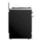 ILVE Majestic III 30-Inch Dual Fuel Range with 5 Sealed Burners, 4 cu. ft. Oven, Glossy Black with Copper Trim, Natural Gas, Solid Door, UM30QNR3BKP