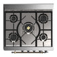ILVE Majestic III 30-Inch Dual Fuel Range with 5 Sealed Burners, 4 cu. ft. Oven, Emerald Green with Burnished Trim, Liquid Propane, Solid Door, UM30QNR3EGBLP
