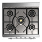 ILVE Majestic III 30-Inch Dual Fuel Range with 5 Sealed Burners, 4 cu. ft. Oven, Emerald Green with Chrome Trim, Liquid Propane, Solid Door, UM30QNR3EGCLP