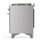 ILVE Majestic III 36-Inch Dual Fuel Range with 6 Sealed Burners + Griddle, 3.5 cu. ft. Oven, Stainless Steel with Chrome Trim, Liquid Propane, Triple Glass Door, UM36FNR3SSCLP